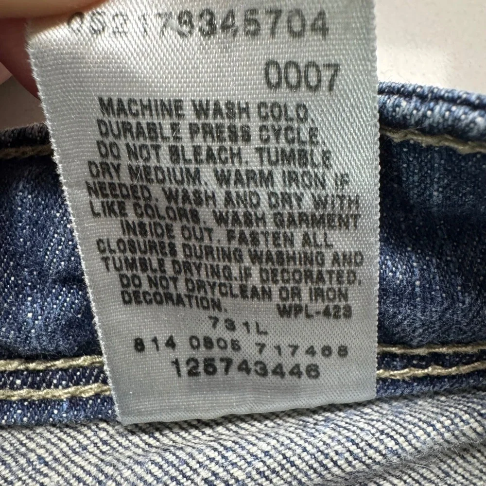Vtg Levi's Jeans Women 6M Blue Night Blues Bootcut Stretch Denim Denim Pants